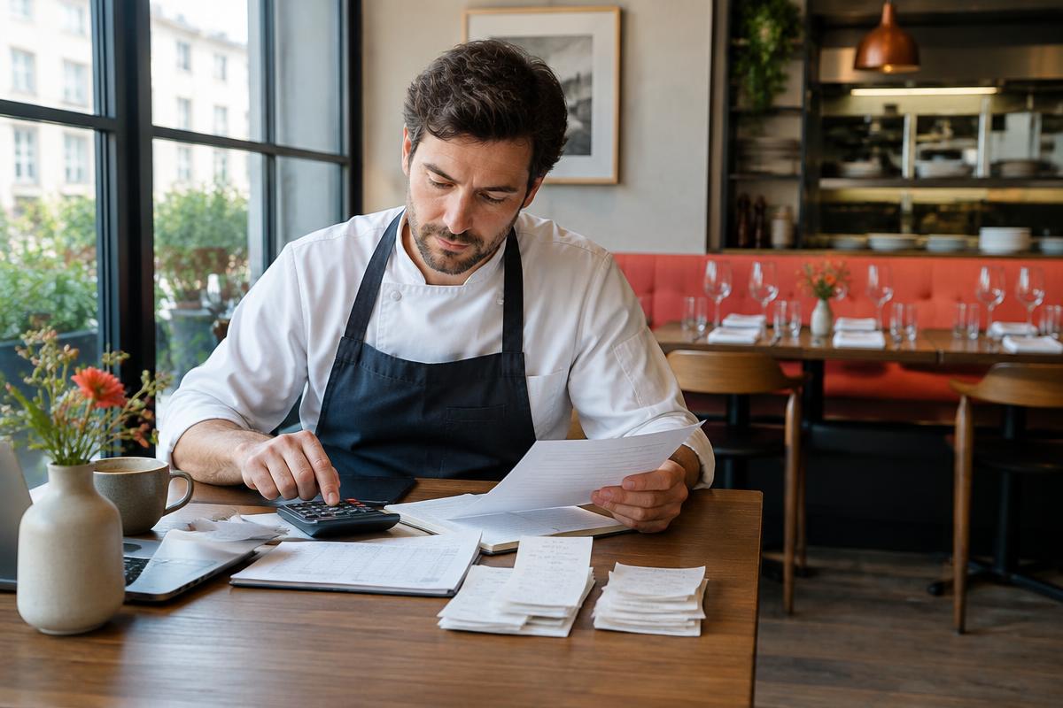 Restaurant owner planning cash flow around a VAT payment